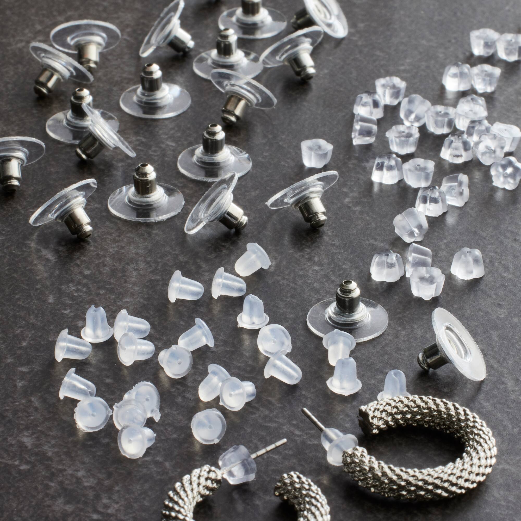 9 Packs: 144 ct. (1.296 total) Earring Backs by Bead Landing™ Premium Metals